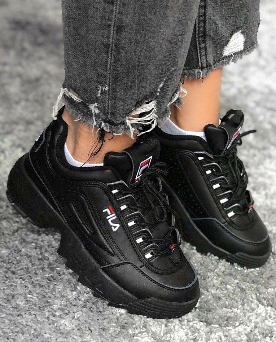 Fila Disruptor II Premium – Black Sneakers